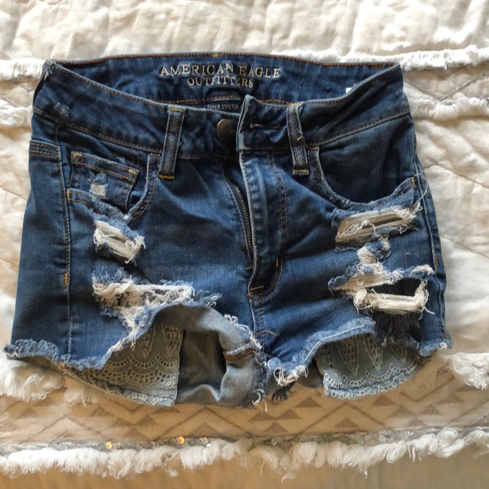 American Eagle Hi-Rise Shorts